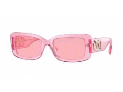 Pre-owned Valentino Sunglasses Va4108 5162u9 Pink Pink Woman