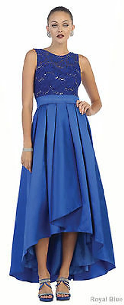 Pre-owned Designer Special Occasion  Prom Simple Evening Gown Flowy Bridesmaids Dress