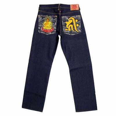 Pre-owned Rmc Jeans Rmc Martin Ksohoh Amida Nyorai Year Of The Dog Jeans Redm3090