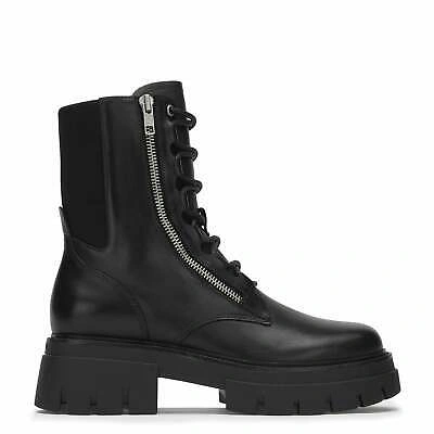 Pre-owned Ash Lets Zip Boots Black Leather