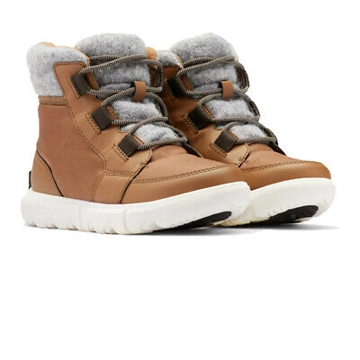 Pre-owned Sorel Womens Explorer Ii Carnival Waterproof Walking Boots Brown Sports Outdoors