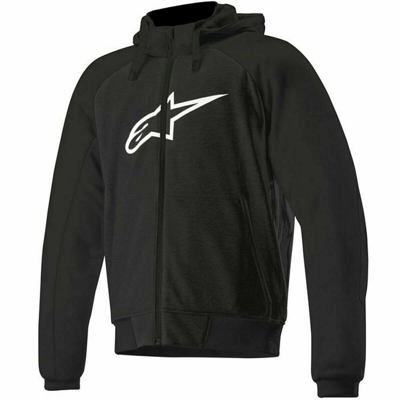 Pre-owned Alpinestars Chrome Sport Fashionable Casual Wear Hoodie Black Large