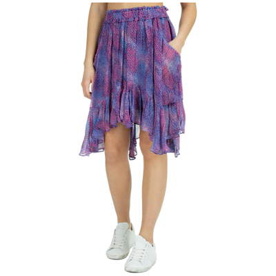 Pre-owned Isabel Marant Skirt Women Aviviane Ju142622e027i Violet Knee Length Skirts