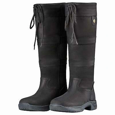 Pre-owned Dublin River Iii Boots Country - Black All Sizes