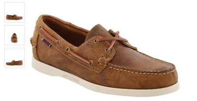 Pre-owned Sebago Docksides Portland Crazyhorse Brown Boat Shoe Men's Sizes 7-13 Medium/new
