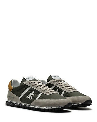Pre-owned Premiata Men's Shoes Trainers  Sean 5728 Green
