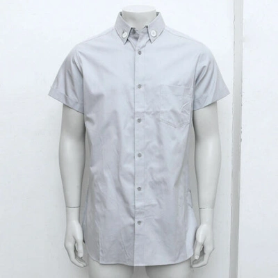 Pre-owned Yohji Yamamoto Light Grey Short Sleeved Shirt Size 3 Rrp £295