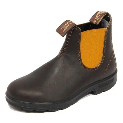Pre-owned Blundstone H1824 Stivaletto Donna  1919 Woman Leather Boot Brown