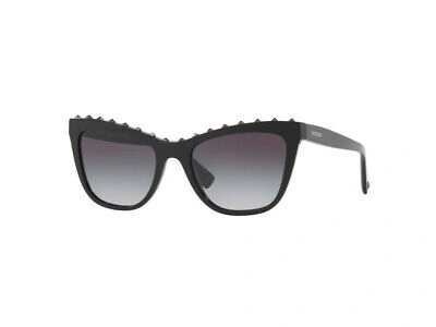 Pre-owned Valentino Sunglasses Va4022 50018g Black Smoke Gradient