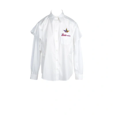 Pre-owned Moschino Love  Women's Shirt White 328234