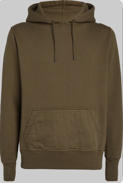 Pre-owned Richard James Over The Head Hoodie Dark Olive Size Extra Large Rrp £175 M48