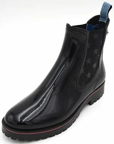 Pre-owned Trussardi Jeans Woman Rain Boots Wellington Boots Winter Casual Code 79a00285