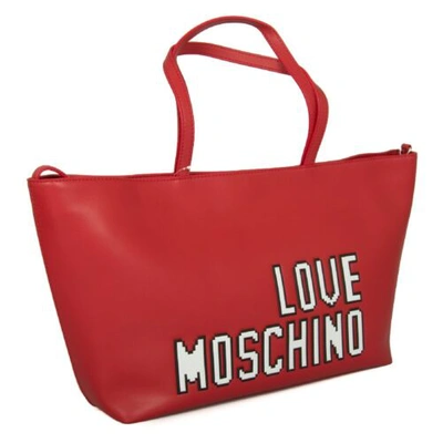 Pre-owned Moschino Women's Handbag Or Shoulder Bag Love  Article Jc4067pp15lh Nappa Pu
