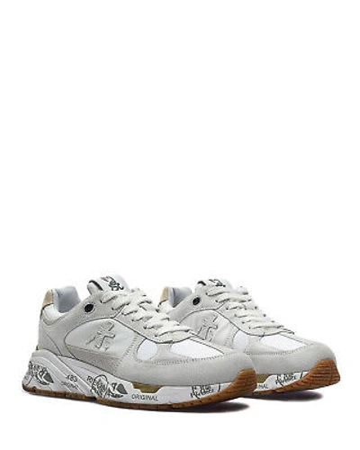Pre-owned Premiata Women's Shoes Trainers  Mase D 5661 White
