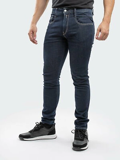 Pre-owned Replay Men's Anbass Hyperflex Re-used Jeans