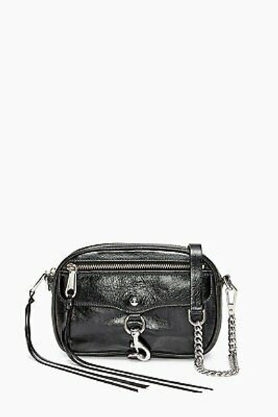 Pre-owned Rebecca Minkoff Black Patent Blythe Crossbody Bag