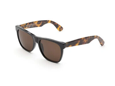 Pre-owned Retrosuperfuture Sunglasses 7lz Classic Black Mark Brown Square