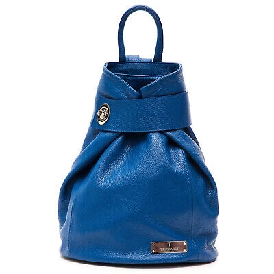 Pre-owned Trussardi Bag Woman D66trc1022-bluette Interior-material: Fabric, Interior-colo