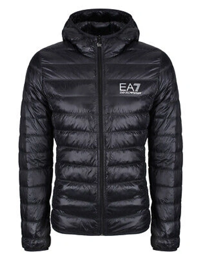 Pre-owned Ea7 Training Mens Jacket Down - Black All Sizes