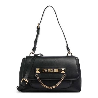 Pre-owned Moschino Love  Women's Shoulder Bag Black Jc4242pp0dkc0