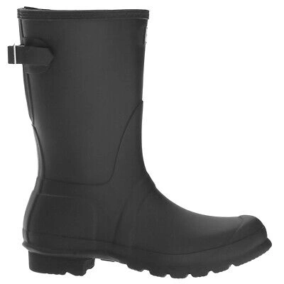 Pre-owned Hunter Womens Boots Original Back Adjustable Short Waterproof Wellies Rubber