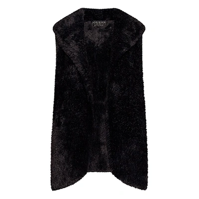 Pre-owned Guess Women's Raffaella Waistcoat Fur Coat Pn: W1yn06we3j0