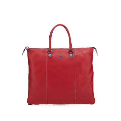 Pre-owned Gabs Shoulder Bag Woman G33t2-p0086 Shopper Convertible G3 Plus M Puckered 100