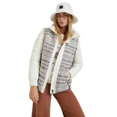 Pre-owned Desigual Women's Blazer White 328957