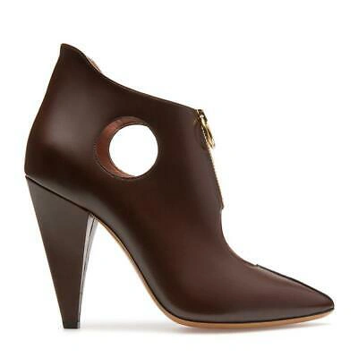 Pre-owned Bally Womens Bootie Brown