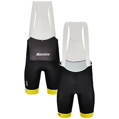 Pre-owned Fanatics Tour De France Cycling 2022 Leader Bibshorts By Santini Mens