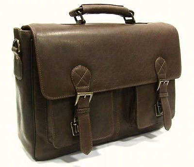 Pre-owned Woodlands Leather Leather Briefcase Satchel Style