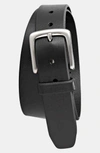 Fossil Joe Casual Leather Belt In Black