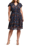 ESTELLE SPRING BLOSSOM FLORAL DRESS