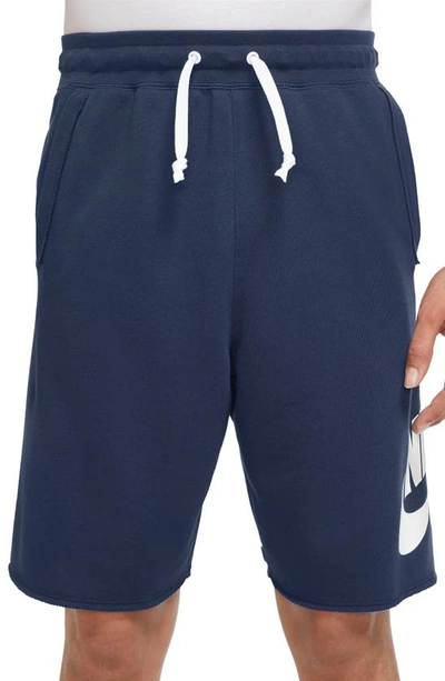 Nike Men's  Sportswear Sport Essentials French Terry Alumni Shorts In Blue