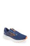 Brooks Glycerin 20 Running Shoe In Blue Depths/ Palace / Orange