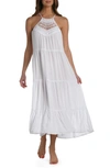 La Blanca Coastal Halter Neck Cover-up Dress In White