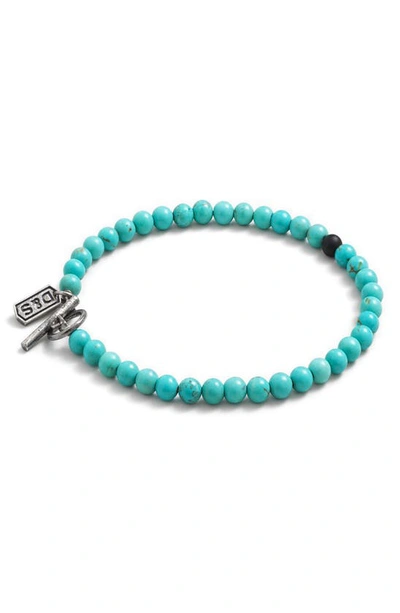 Degs & Sal Beaded Bracelet In Turquoise