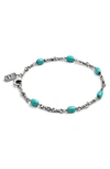 Degs & Sal Twisted Cable Chain Bracelet In Turquoise
