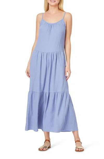 C&c California Joy Tiered Gauze Maxi Dress In English Manor