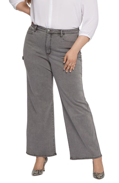 Nydj Teresa High Waist Utility Wide Leg Jeans In Palmas