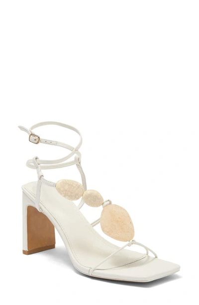 Jonathan Simkhai Theresa Strappy Heeled Sandals In Bone