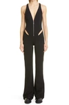 ET OCHS AYDEN PLUNGE NECK CUTOUT JUMPSUIT