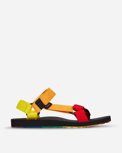 Teva Original Universal Pride Colour-block Sandals In Multicolor