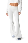Edikted Naomi Flared Leggings In Gray-melange