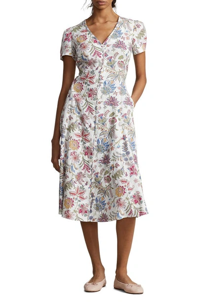 alemais sea linen dress ALEMAIS + Sam Pauletto Sea Printed Linen Mini Dress main image 0