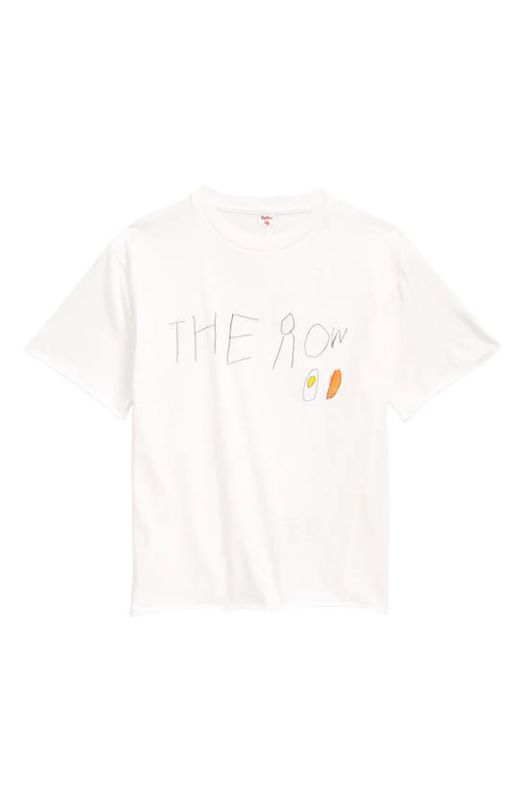 The Row Kids' Breakfast At Graphic Tee In Natural White | ModeSens