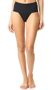 Spanx Undie-tectable Mid-rise Thong In Very Black