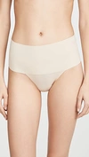 Spanx Undie -tectable Thong Soft Almond M In Soft Nude