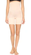 Spanx Plus Size Higher Power Shorts In Soft Almond