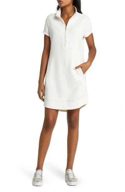 Tommy Bahama Tobago Bay Half Zip Dress In Coconut